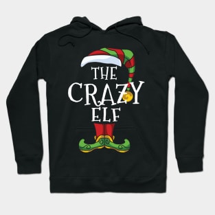 Crazy Elf Family Matching Christmas Holiday Group Gift Pajama Hoodie